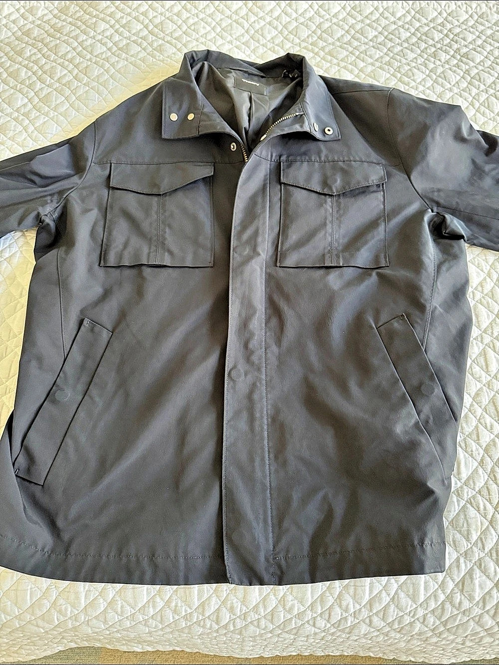 Theory Utility Jacket in Black Like New